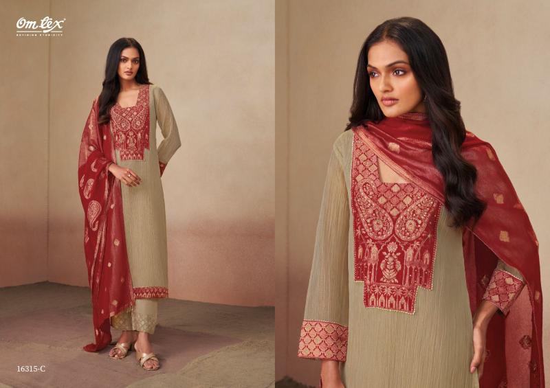 Omtex ganishkha wholesale dress material suppliers